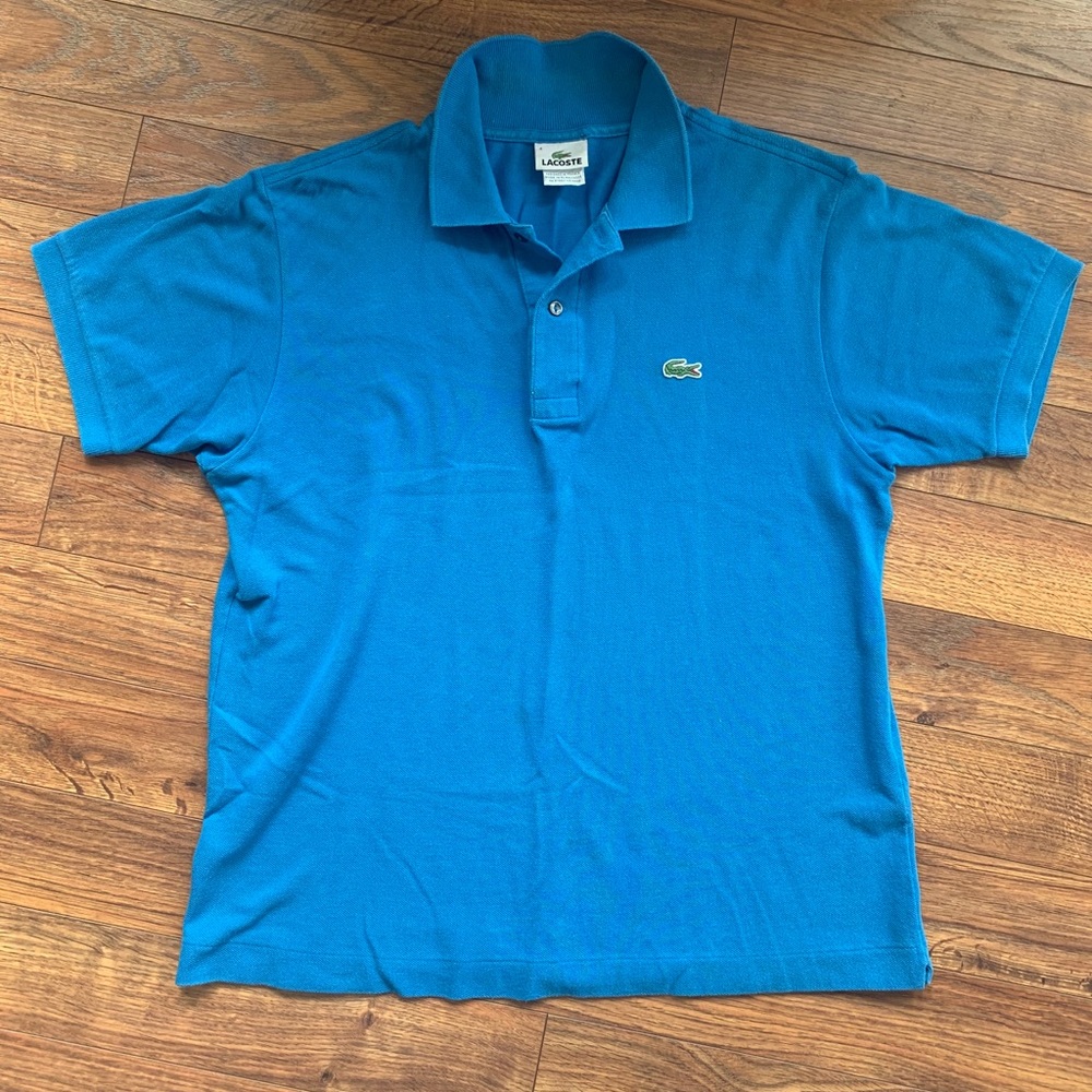 Men’s Lacoste Blue Classic Polo Shirt size 4